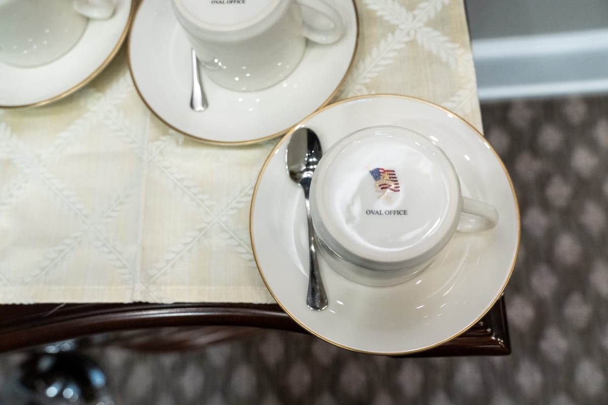 Not the usual kitchen table (Erin Scott/Official White House Photo)